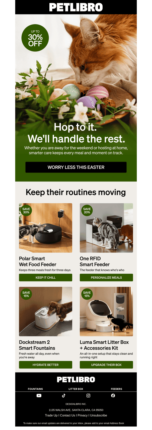PETLIBRO email from Fri, Apr 3, 2026