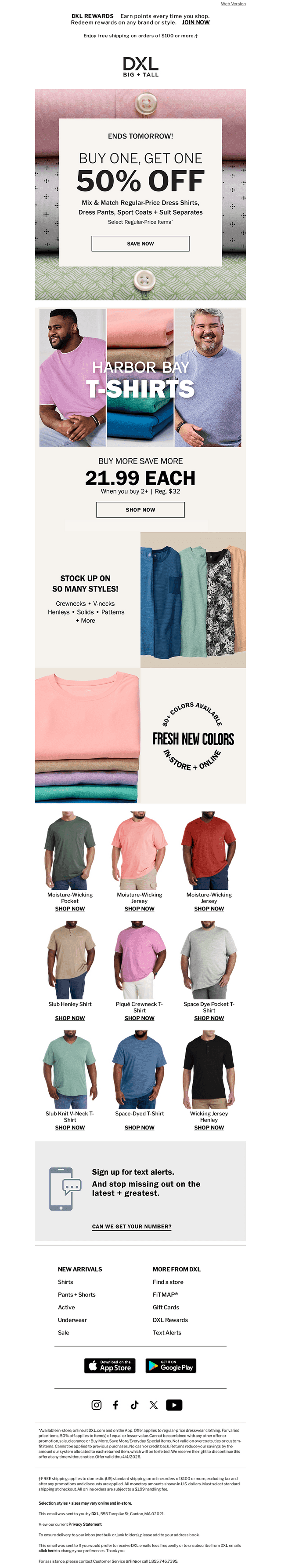 DXL email from Fri, Apr 3, 2026