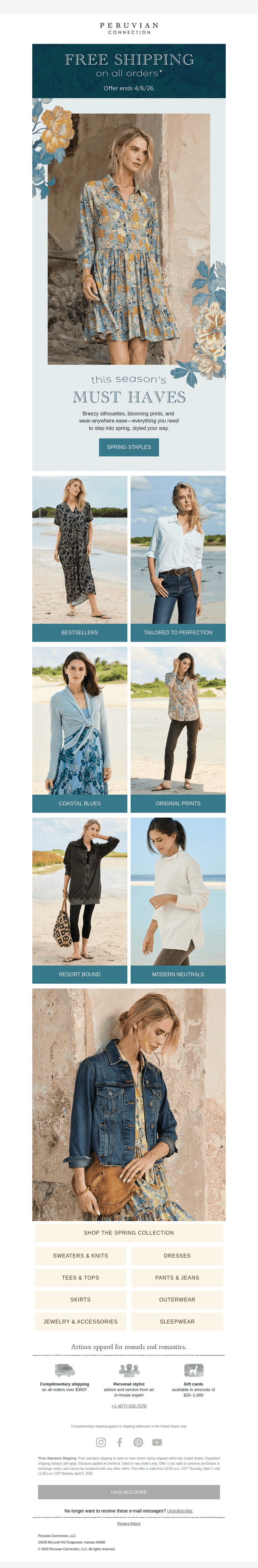 This is how spring feels… (+ enjoy FREE shipping!)