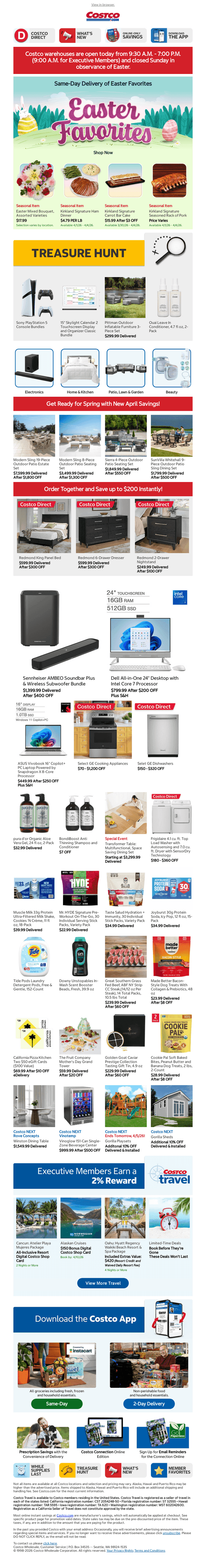 COS email from Sat, Apr 4, 2026
