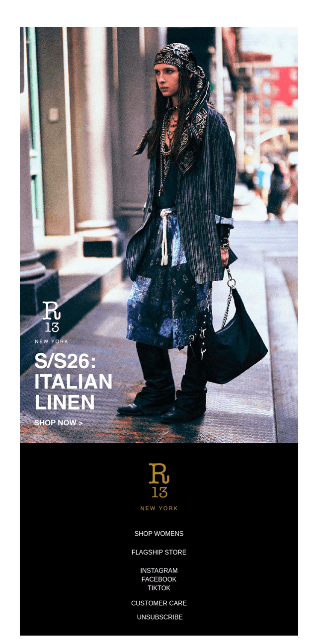 SS26: Italian Linens