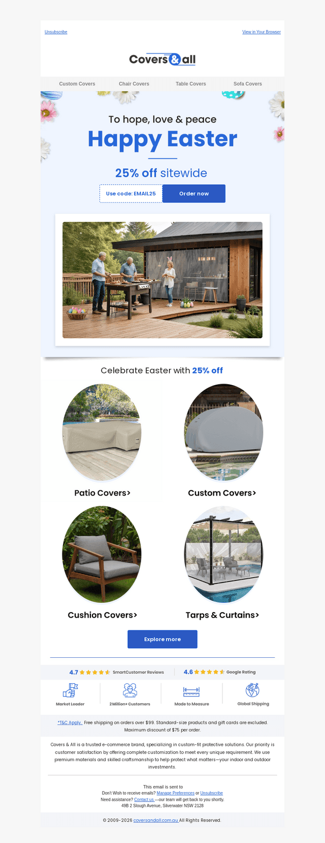 Coversandall email from Sat, Apr 4, 2026