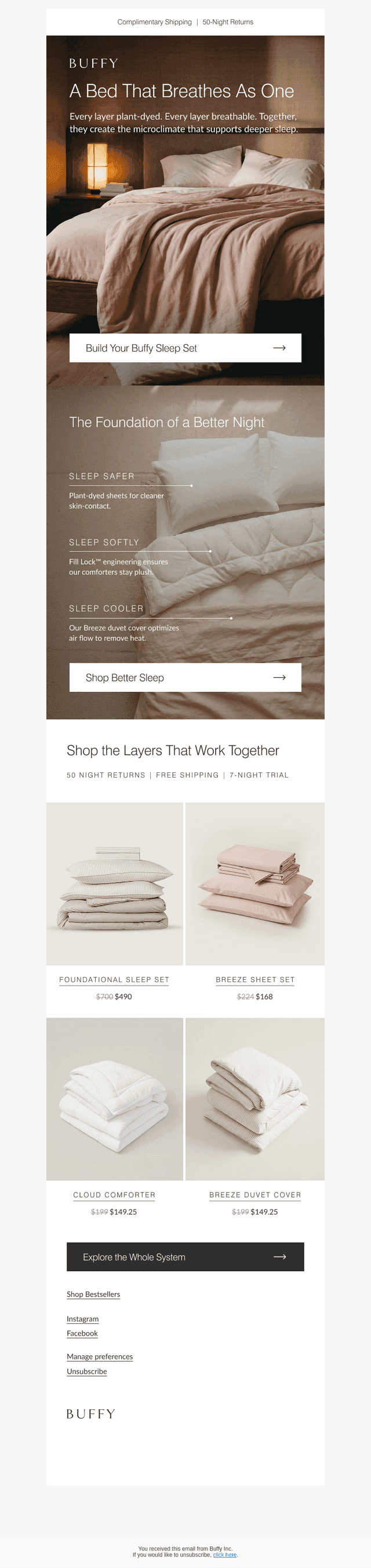 Create your chemical-free bed