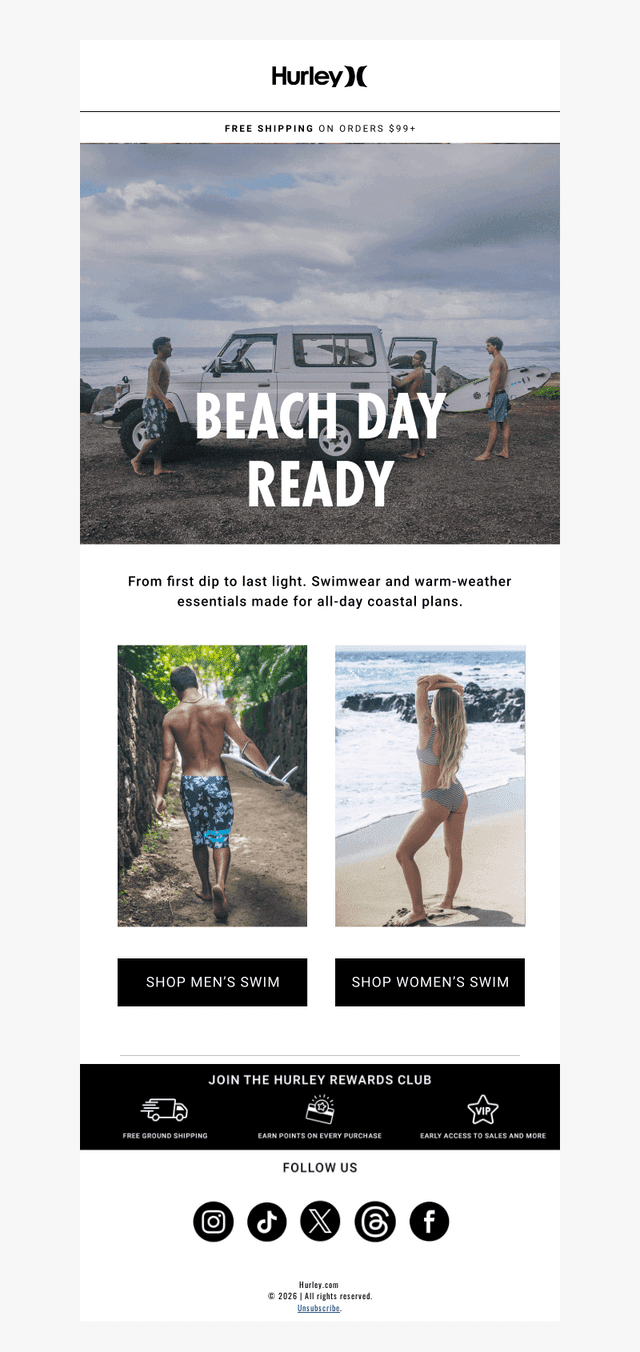 Beach days are calling