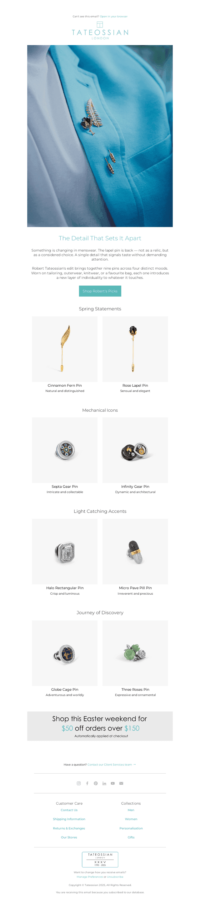 Robert's Picks: The Lapel Pin