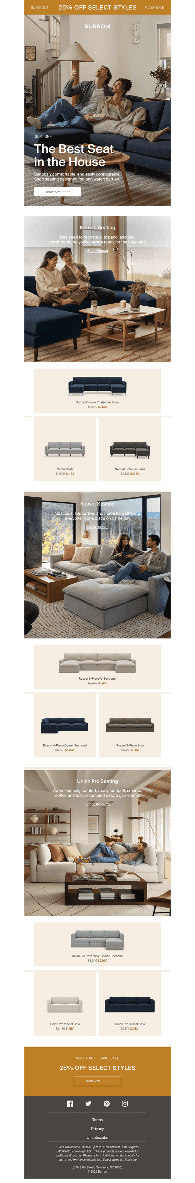 25% off your March Madness setup