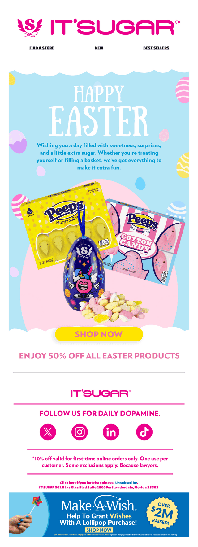 IT'SUGAR email from Sun, Apr 5, 2026