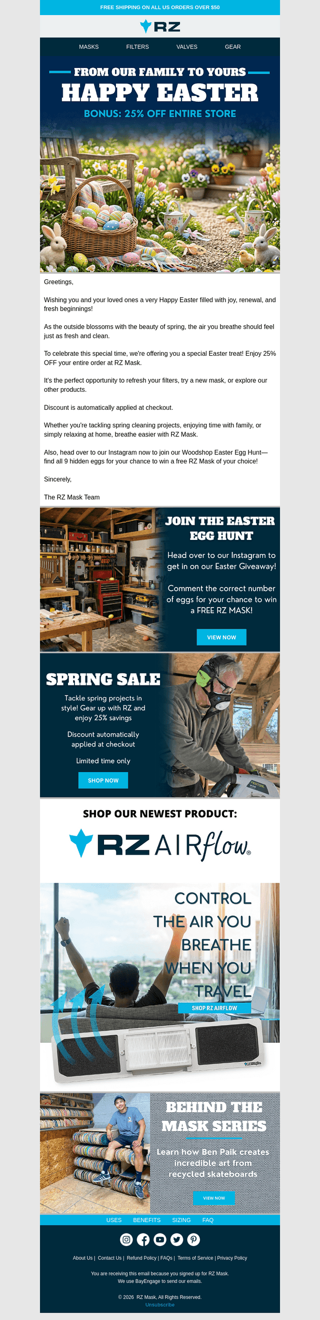 RZ Mask email from Sun, Apr 5, 2026