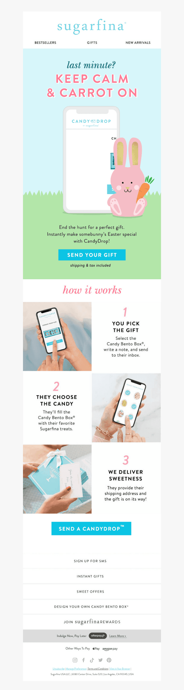 Sugarfina email from Sun, Apr 5, 2026