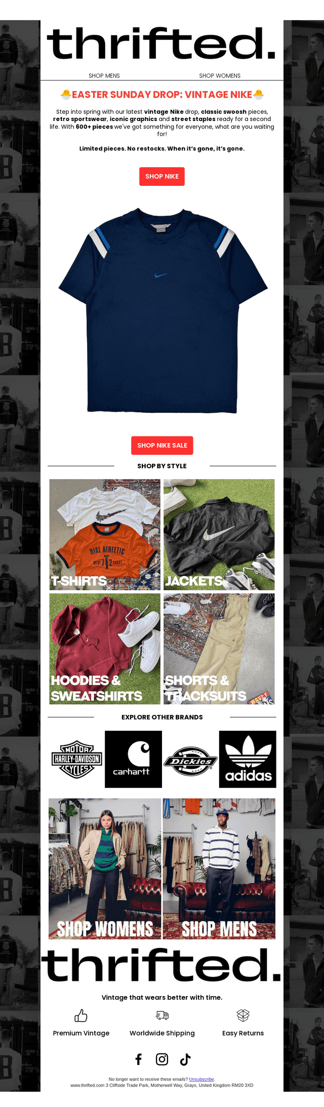 Thrifted.com email from Sun, Apr 5, 2026