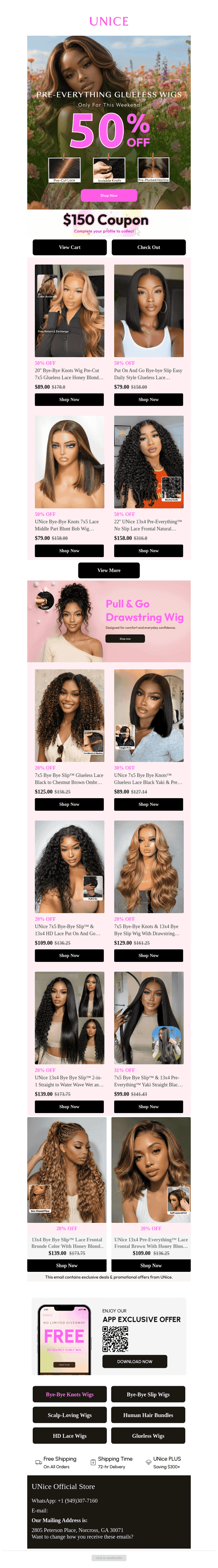 Weekend Flash 20'' Honey Blonde Wig $89