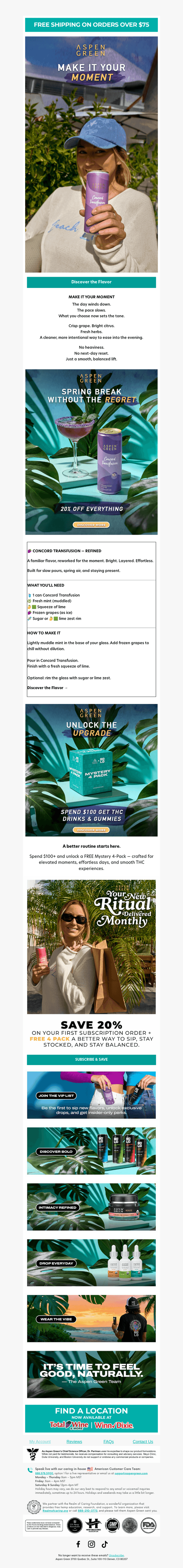 Aspen Green email from Sun, Apr 5, 2026