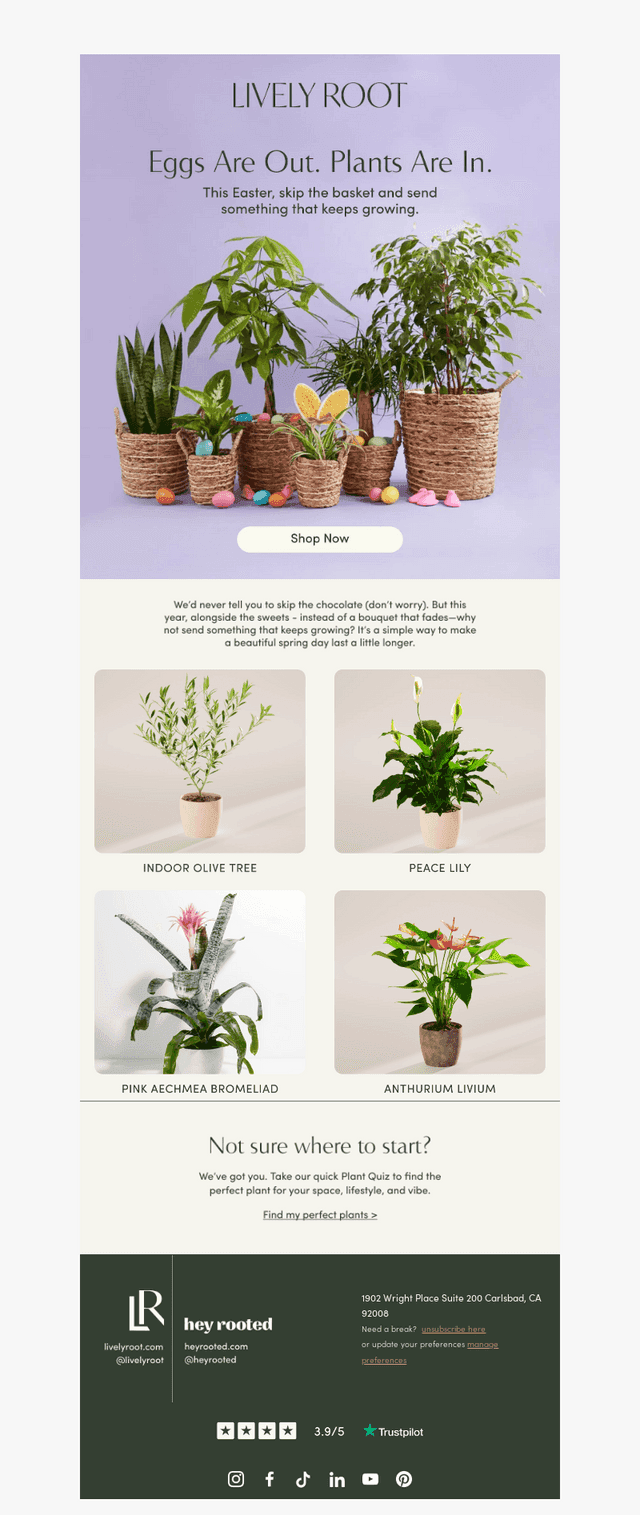 Eggs are out. plants are in. 🐣🌿