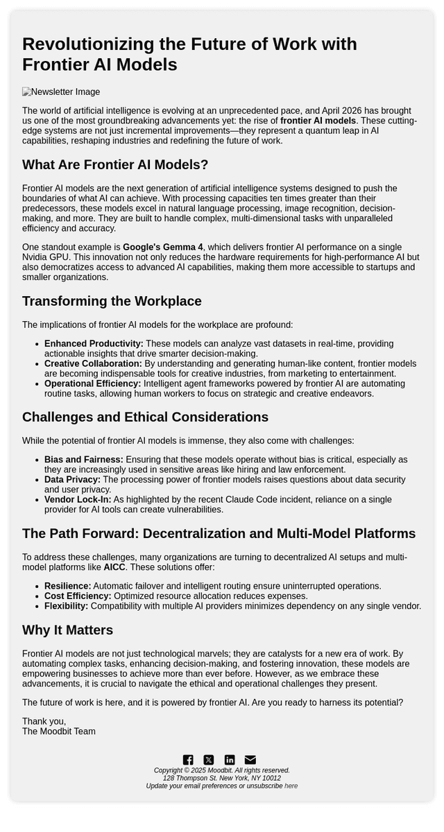 AI's Frontier Leap: Redefining Work with Gemma 4