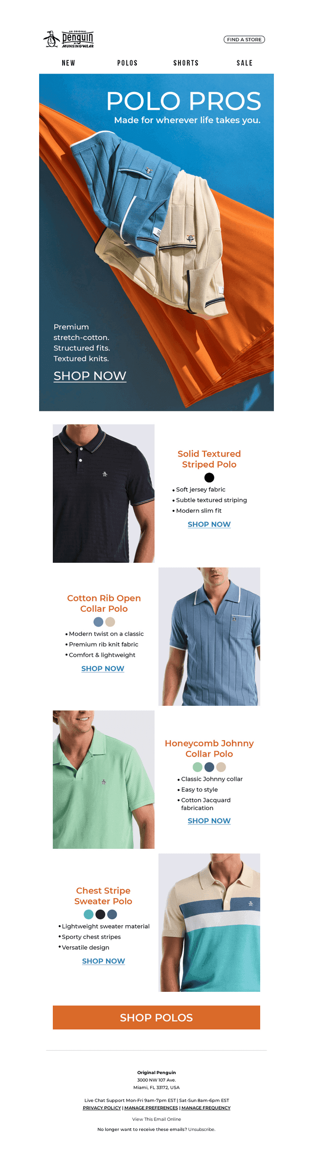 Fresh Polos = Superior Details