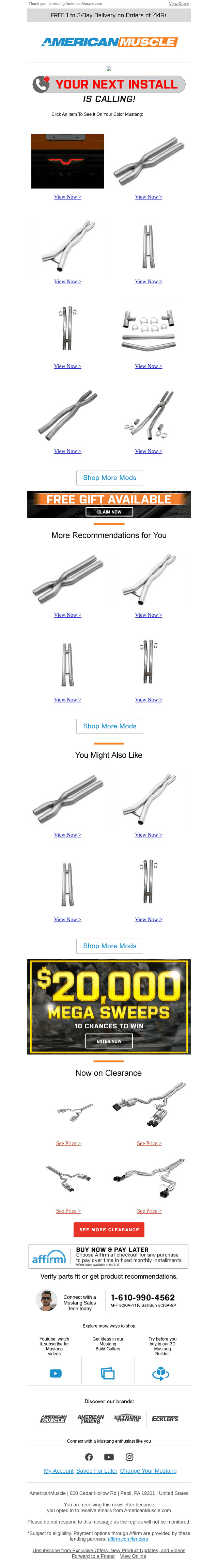 Picked for your  Mustang!