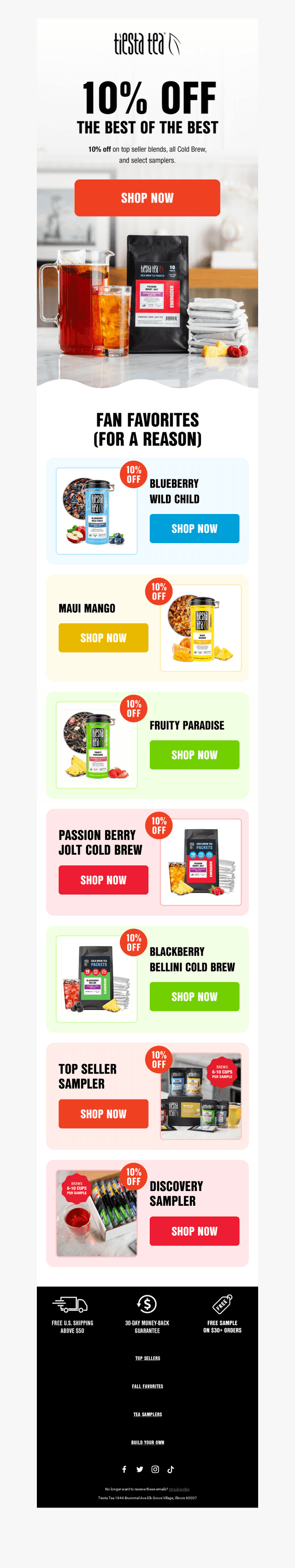 Our Top Sellers, 10% Off