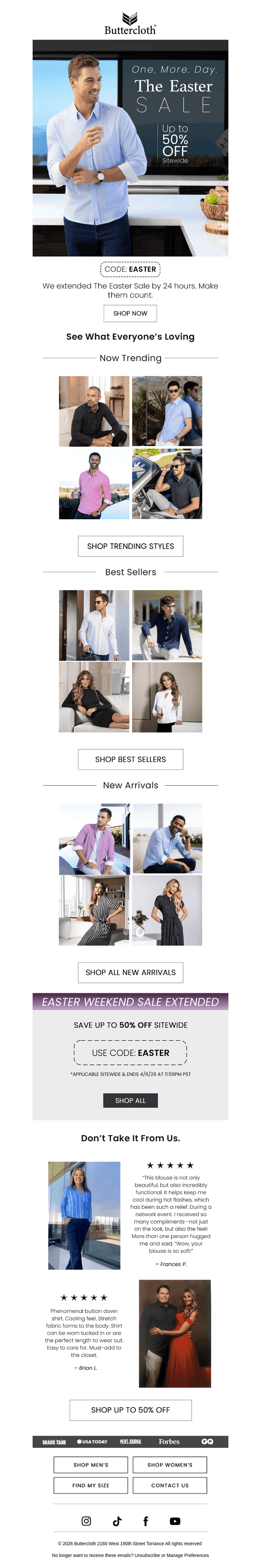 EXTENDED: Up to 50% OFF