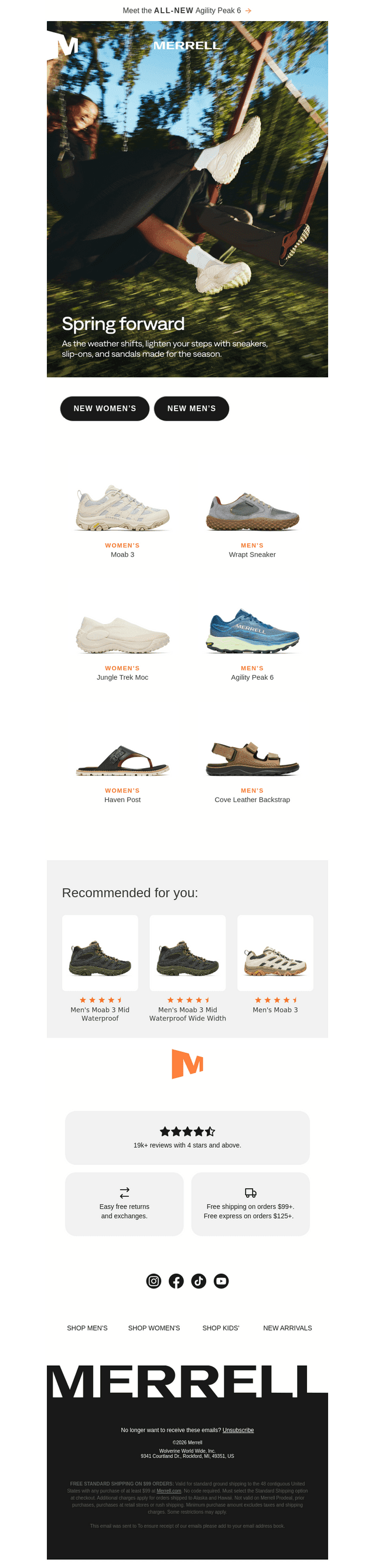 Spring arrivals