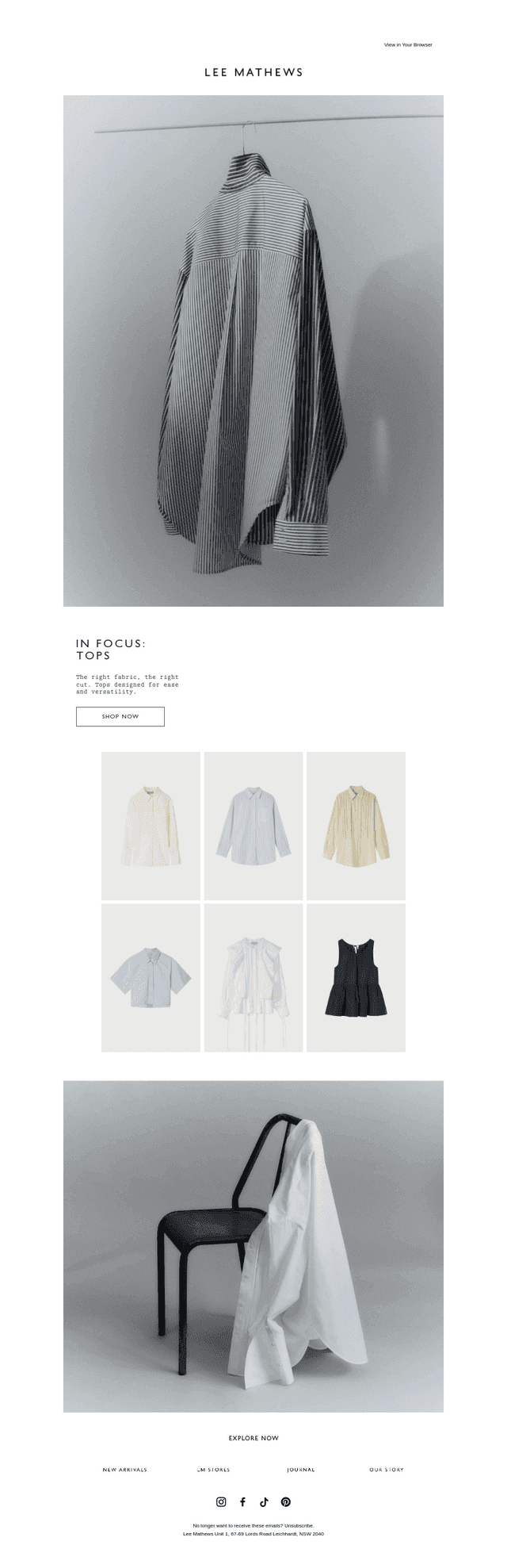 In Focus: Tops