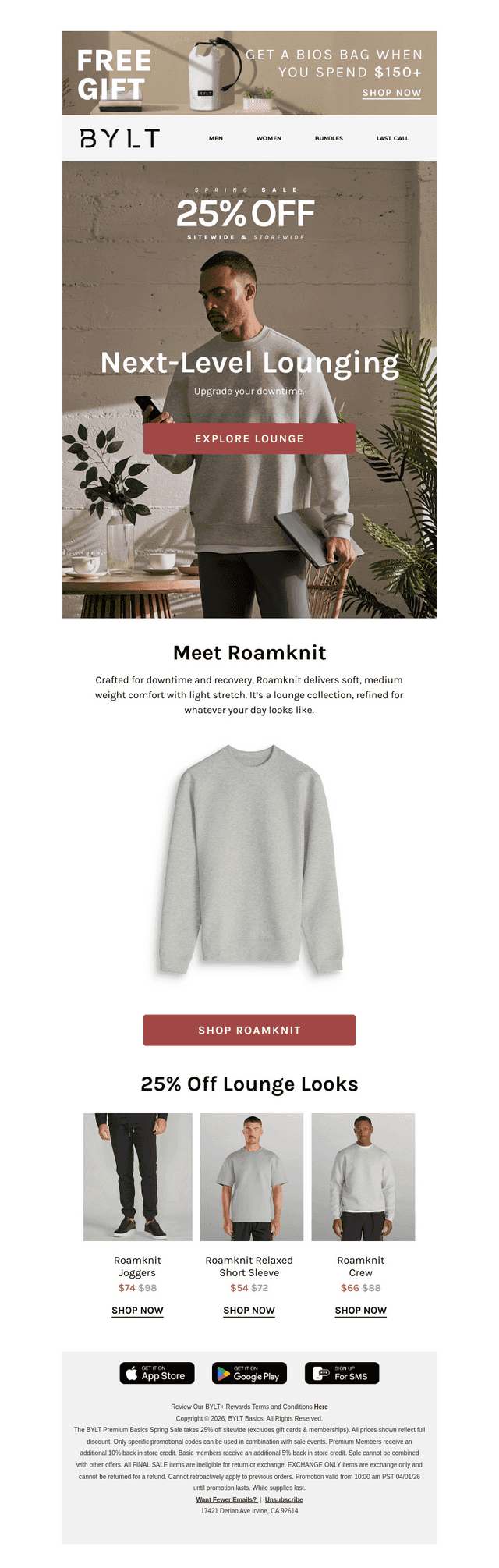 Your Off-Duty Uniform—25% OFF