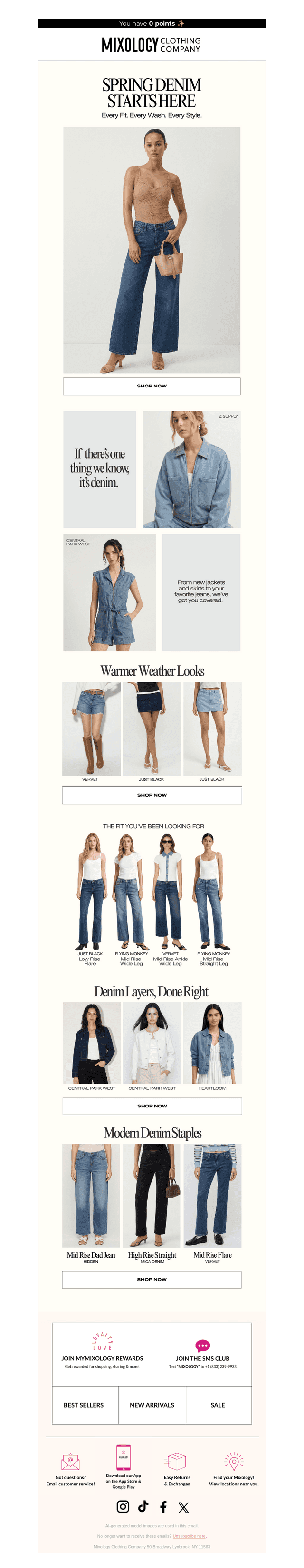 Mixology Clothing Co. email from Tue, Apr 7, 2026