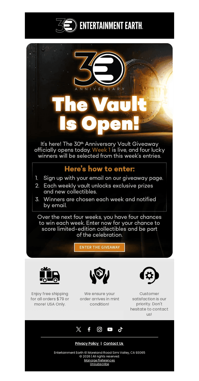 The Vault is Open 🎉
