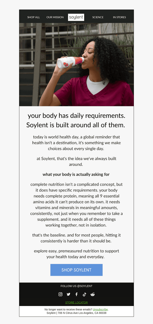 the nutrients your body needs every single day