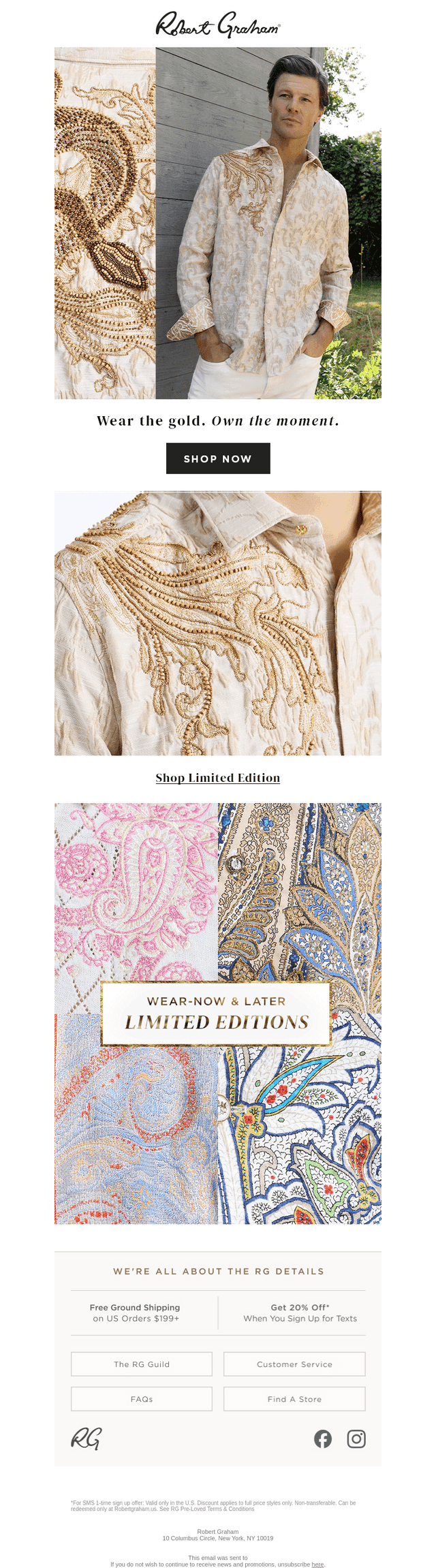 Limited. Edition. Every. Single. Stitch.