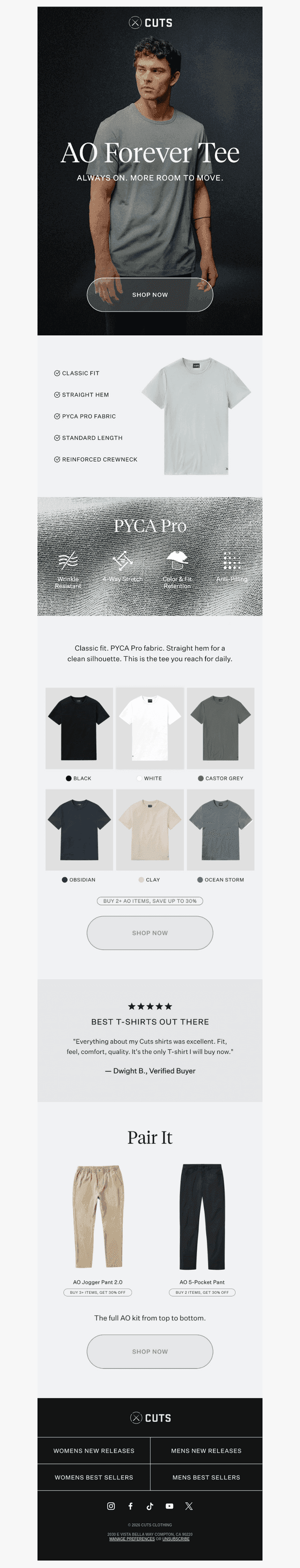 The Everyday Tee: AO Forever