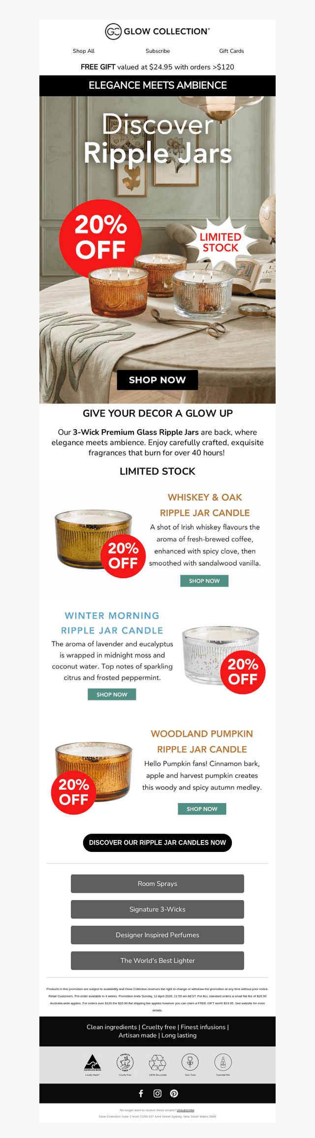 Ripple Jars back, now 20% OFF!