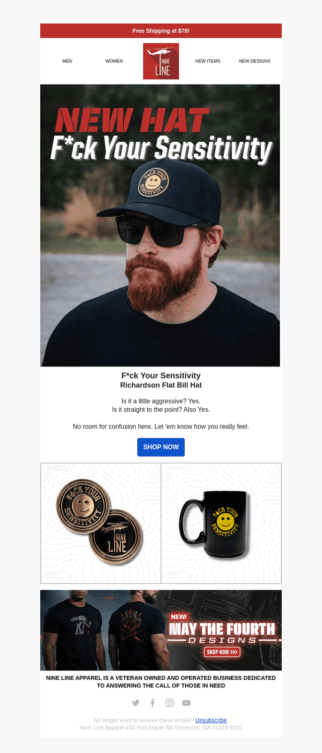 NEW...and Not for the Sensitive