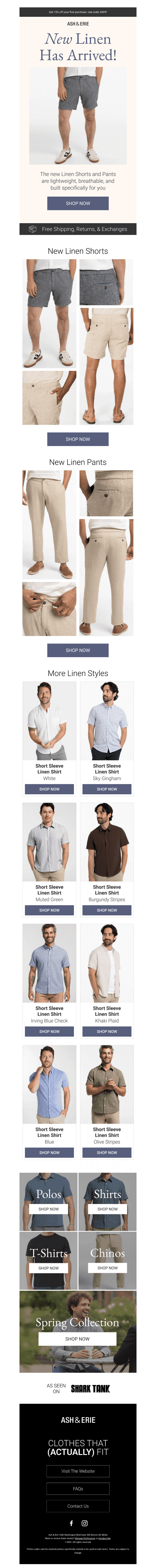 (NEW) Linen Season Is Here