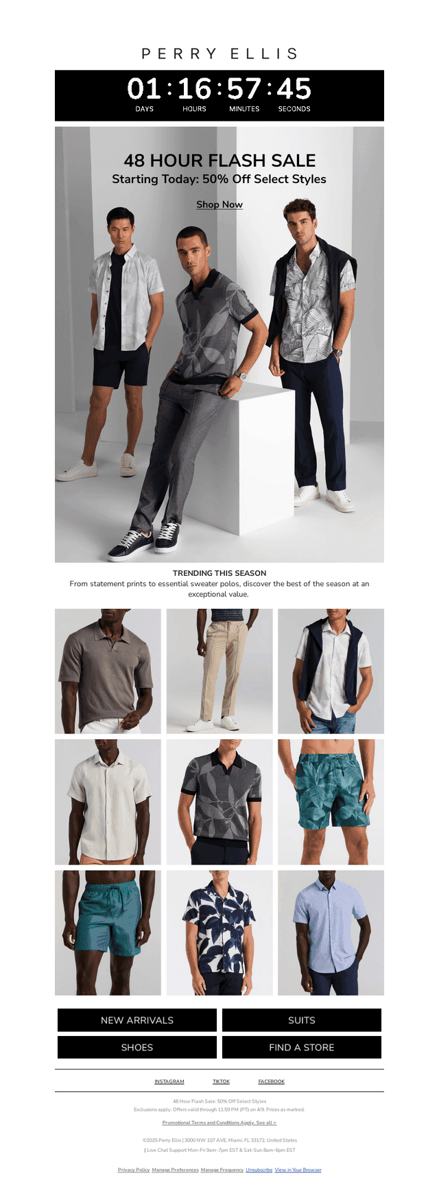 48 HOURS ONLY: 50% Off Select Styles