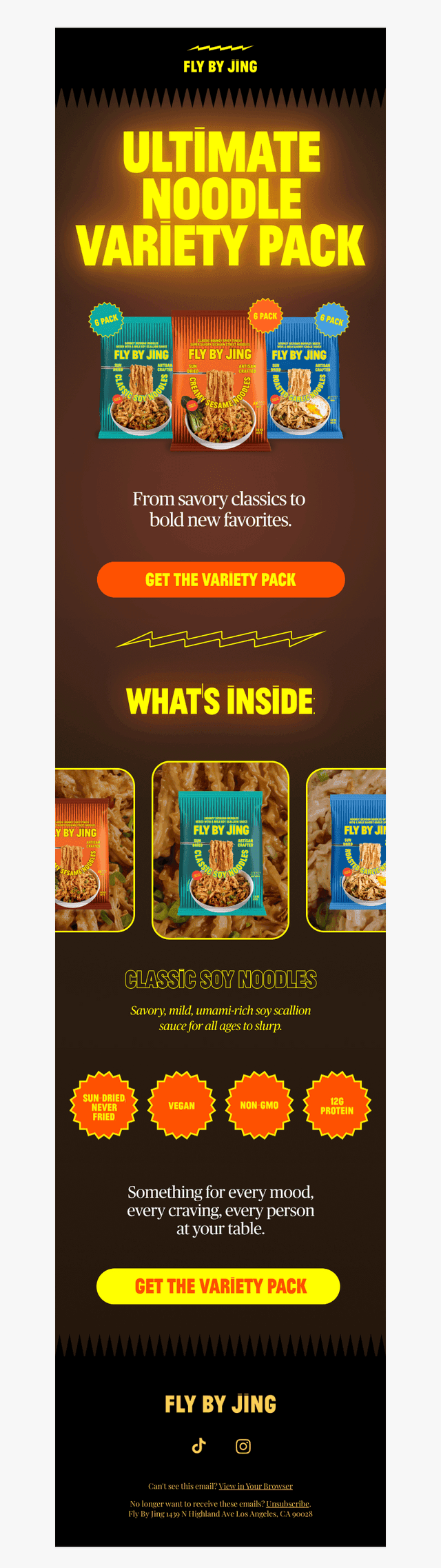 NEW noodle flavors for everyone