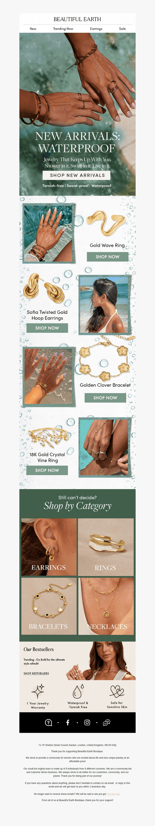 Beautiful Earth Boutique email from Wed, Apr 8, 2026