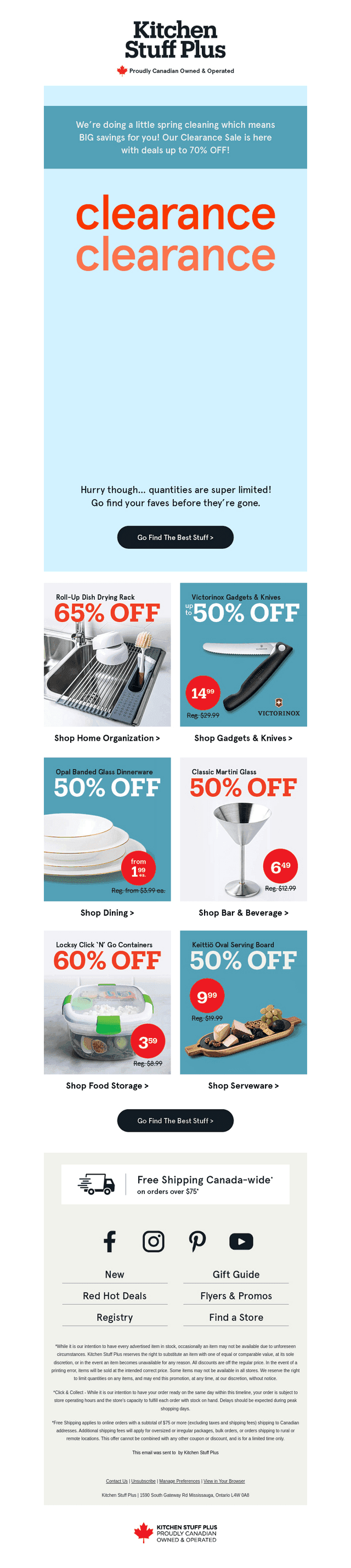 We’re Spring Cleaning… You Save Big