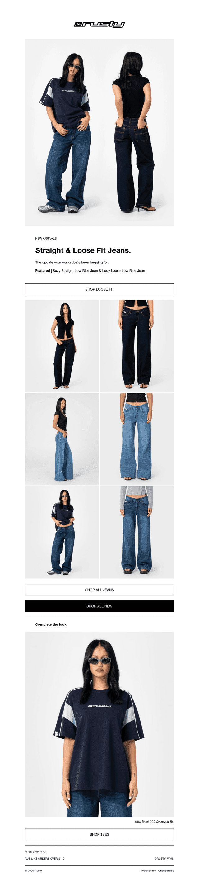 Jeans and a cute top 💙