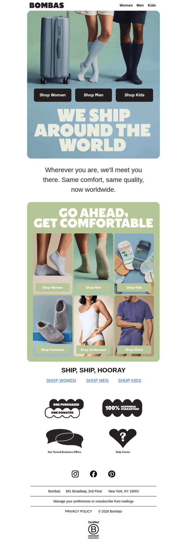 FYI, We Ship Worldwide