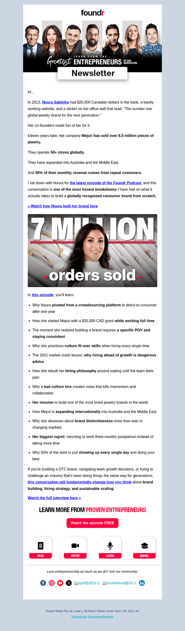 Foundr email from Thu, Apr 9, 2026