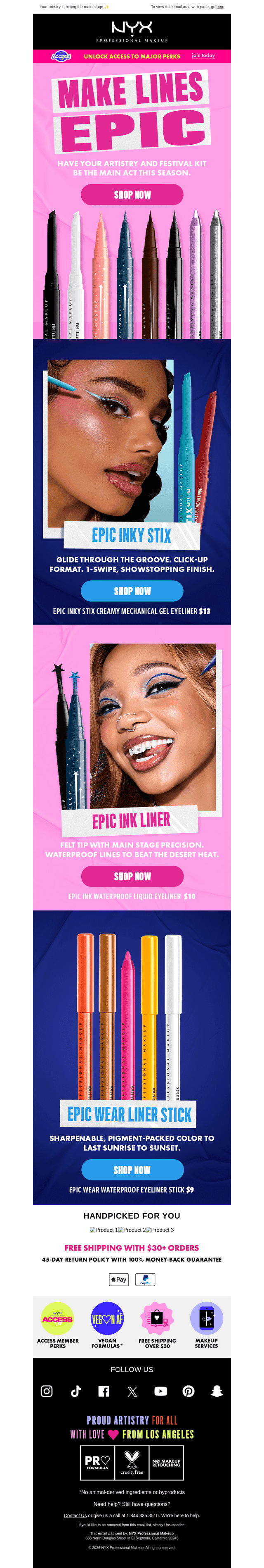 Which Epic Liner do you fancy? 😉