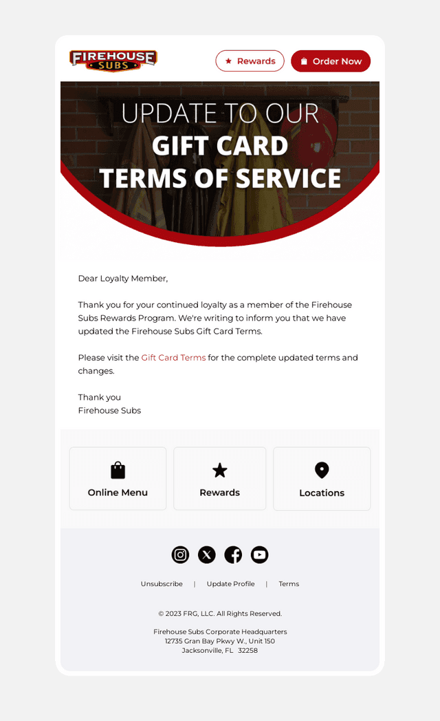 Firehouse Subs email from Thu, Apr 9, 2026