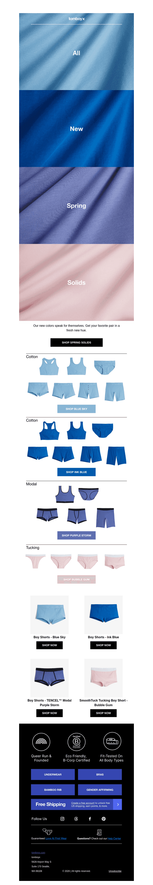 Spring Solids are Here