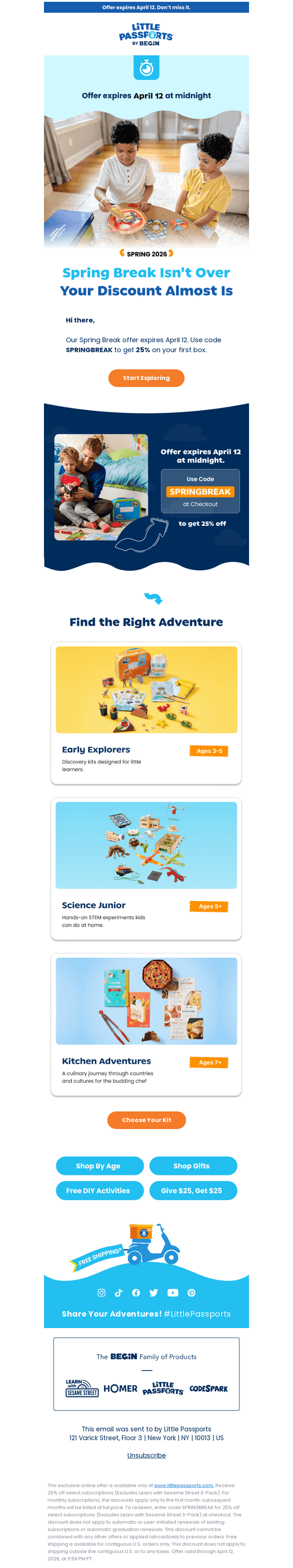 Little Passports email from Thu, Apr 9, 2026