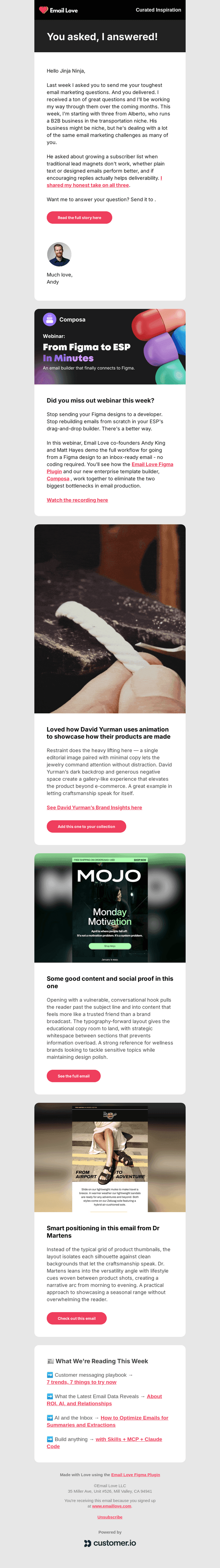 Email Love email from Fri, Apr 10, 2026