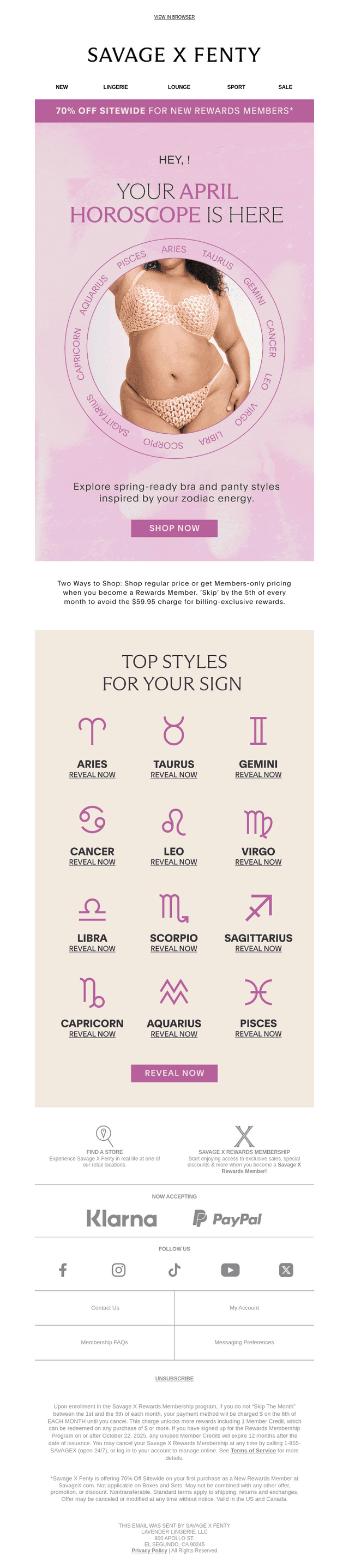 What’s Your Sign Wearing?