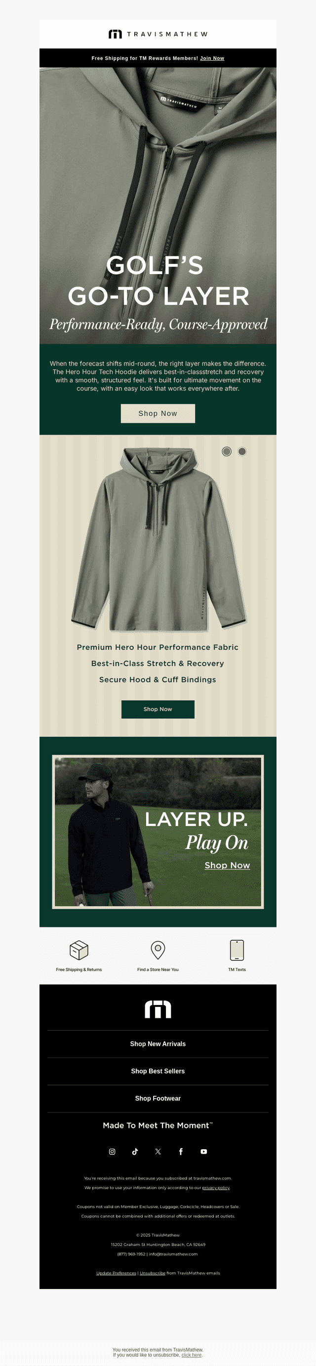 The Go-To Golf Layer