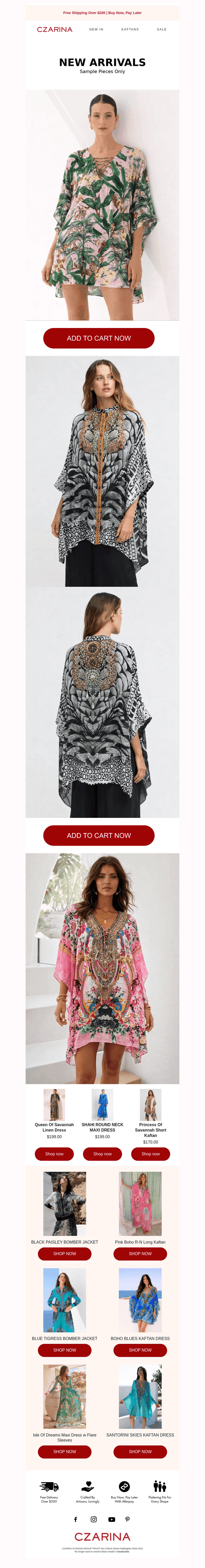 Just Landed – Limited Sample Pieces
