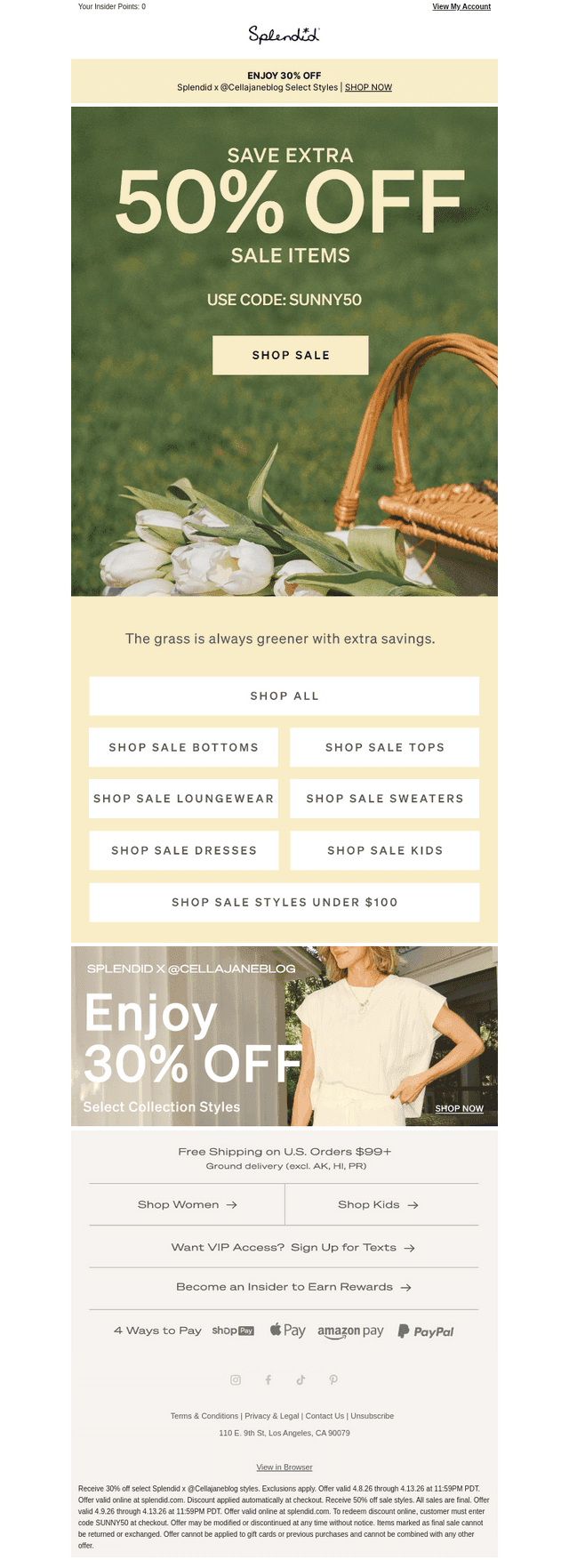 All Your Favorites: Extra 50% OFF