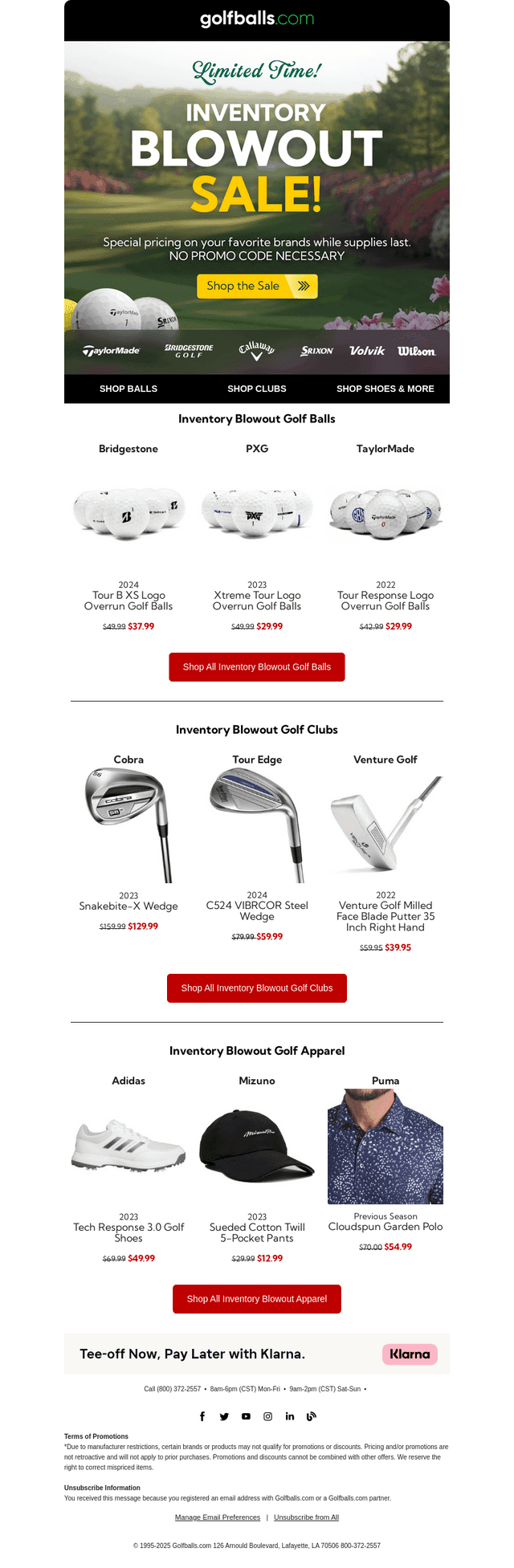 Golfballs email from Fri, Apr 10, 2026